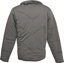 Three Dots Womens Quilted Fleece Mock Neck Jacket Size Medium, Heather Pavement - £29.39 GBP
