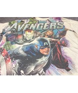The Avengers 2012 Star of Hollywood Marvel Comics Tee Shirt Men’s XL - £9.48 GBP