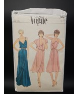 Vogue Very Easy Pattern 7891 Plus Size 14 Semi Fitted Wrap Blouson Dress... - $16.45