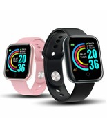 Bluetooth Smart Watch Men Sports Smartwatch Heart Rate Monitor Blood Pre... - £10.15 GBP