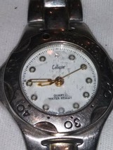 LADIES WRIST WATCH WATER RESISTANT WITH DIAMOND CHIP - £8.25 GBP
