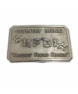 Country Music 70s Vintage Belt Buckle Kansas Radio Ranch KFDI AM FM Memo... - $90.93 CAD