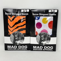 2 Pair Soccer Football Shin Guard Sleeves , Mad Dog Sleeves Size Medium ... - $14.80