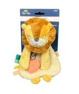 Itsy Ritzy Friends Lovey 9” Lion Plush Sherpa Silicone Teether Embroider... - £11.30 GBP