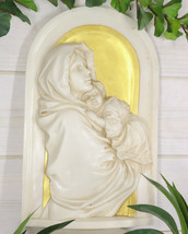 Ebros Madonna &amp; Child Wall Plaque Nativity Mary &amp; Baby Jesus Christ Cath... - $36.99