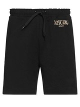 Moschino Men&#39;s Black Casual Knit Cotton Shorts Size XL NEW - £72.37 GBP
