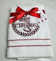 Kitchen Hand Towels Christmas MERRY CHRISTM Dish Towels Bar Towels 18” X... - $9.45