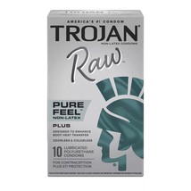 Trojan Raw Non-Latex 10 Pack - £28.43 GBP