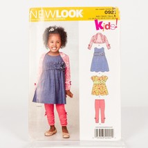 New Look Pattern 0921 Toddlers Dress Leggings Tunic Bolero Uncut A 1/2-4 - £5.34 GBP