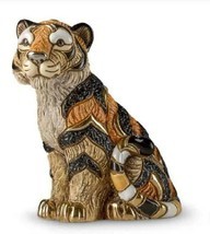 Artesania Rinconada Tiger 2021 Figurine Made Uruguay Gift Boxed F233 - $87.11