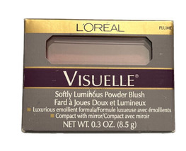 L&#39;OREAL Visuelle Softly Luminous Powder Blush PLUME (NEW In Original Box) - £11.78 GBP