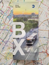 Full Size New York City MTA Transit NY BRONX Bus Route Map Latest Version - £2.86 GBP