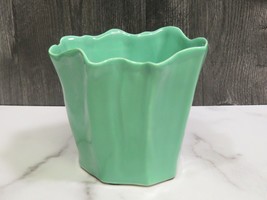 VERY RARE Royal Copenhagen Ole Kortzau Green Natura Vase 5&quot; - £116.85 GBP