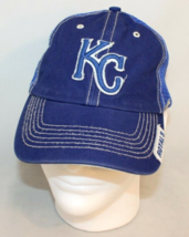 KANSAS CITY ROYALS BASEBALL CAP ROYAL BLUE WITH EMBOSSED BLUE  LOGO SNAP... - £10.98 GBP