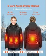 VEVOR Heated Jacket for Women with 7.4V Battery Pack Winter Soft Shell XL - $199.55 CAD