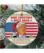 Trump Make Christmas Great Again, Personalized Ornaments, Trump Ornaments - $10.99