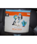 PEACOCK Dog Halloween Costume Size LARGE 25-50 lbs 18-22 &quot; Neck -Tail 2 ... - $36.51 CAD