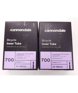 2 Pack Cannondale Bicycle Inner Tube 23-28mm 700C Presta Valve 60mm  - £15.49 GBP