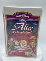 Alice in Wonderland VHS 1998 Disney Masterpiece Collection New Factory Sealed - £11.26 GBP