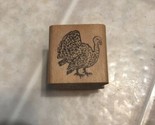 Vintage 1993 Thanksgiving Turkey Rubber Stamp by IMAGE ENCORE - $9.19