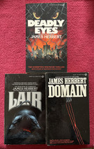 James Herberts RATS Trilogy 2 First Printings &amp; 1 Movie Tie-In US Paperb... - £89.21 GBP
