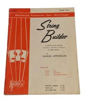 Belwin Course for Strings Series String Builder Violin Book Two 2 Music ... - $5.50