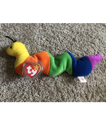 TY Beanie Baby Inch the Inchworm Toy EXTREMELY RARE ORIGINAL with Tags - £784.53 GBP
