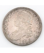1826 50¢ Capped Bust Half Dollar, AU Condition, Excellent Eye Appeal &amp; L... - $342.00