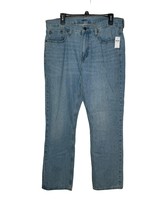 Old Navy Men&#39;s Jeans Straight Leg Hi-Rise Vintage Denim Faded Blue 36X32... - £18.59 GBP
