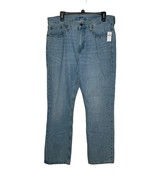 Old Navy Men&#39;s Jeans Straight Leg Hi-Rise Vintage Denim Faded Blue 36X32... - £18.92 GBP