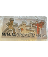 Cookie Cutters Fred and Friends Ninjabread Men Set of 3 ABS Plastic 2010... - $13.89