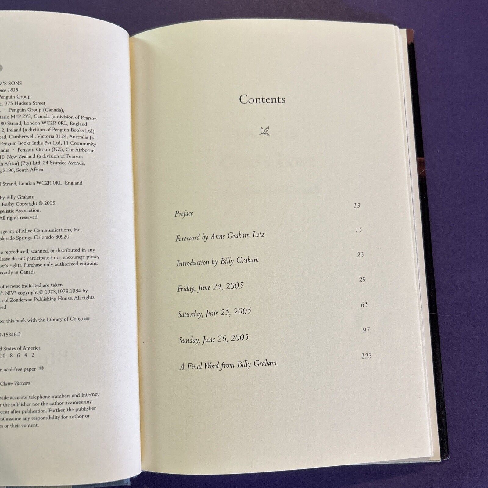 Living in God's Love: The New York Crusade by Graham Graham Hardcover Book Item image 8