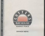 Cutters Bay House Market Place Dinner Menu Seattle Washington 1987 - $27.72