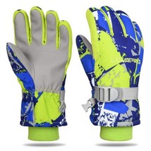 Cevapro -30℉ Ski Gloves Sz M Blue &amp; Yellow  Kids - £14.69 GBP