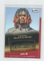 Lorenzo Mauldin (Louisville) 2015 Sage Hit Red Certified Autographed Card #A49 - £3.98 GBP