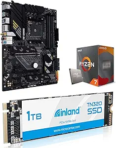 INLAND Micro Center AMD Ryzen 7 5700X 8-Core, 16-Thread Unlocked Desktop... - £586.56 GBP