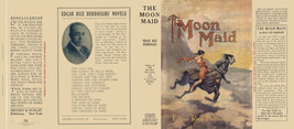 Burroughs, Edgar Rice. THE MOON MAID facsimile dust jacket 1st Grosset Edition - £24.35 GBP