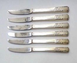 1940 Wm. ROGERS AA heavy silverplate flatware LADY DRAKE 6 dinner grill ... - £27.21 GBP