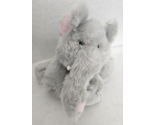 Circus Circus Las Vegas Elephant Plush Stuffed Animal Grey Small Tusks - $32.65