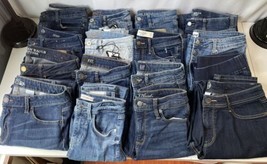 5 Womens Jeans Mixed Various Brands Sizes Blue Skinny Reseller Box Wholesale Lot - £9.37 GBP