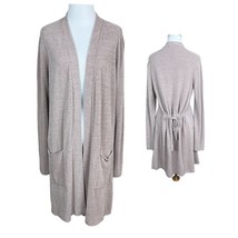 Barefoot Dreams Cozychic Ultra Lite Cardigan Sweater Small Long Sleeve Tie Back - £40.04 GBP
