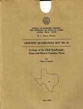 Geologic Map: Click Quadrangle, Texas - £10.52 GBP