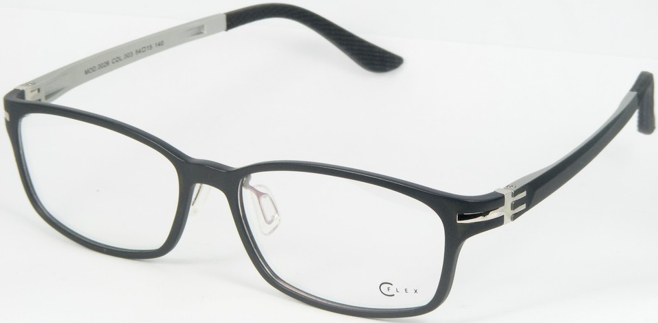 FLEX 0026 003 MATT BLACK EYEGLASSES GLASSES FRAME 54-15-140mm Germany (N... - $47.35
