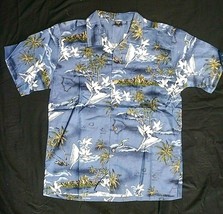 NWT Casual Outfitters High Quality Hawaiian Shirts Blue Hawaii (Was $79.95) - £9.34 GBP+