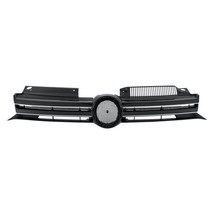 New Grille For 10-13 Volkswagen Golf Hatchback Upper Textured Black Shell Insert - £100.90 GBP