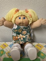 FIRST EDITION Vintage Cabbage Patch Kid Girl Hong Kong Lemon Hair Head Mold #2 - £193.05 GBP