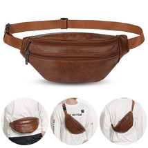 Men Women Fanny Pack Belt Waist Bag Crossbody Sling Shoulder Travel Spor... - £16.77 GBP