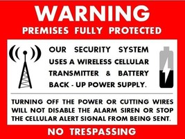 Battery Backup Security + Circuit Panel Warning Stickers / 6 Pack + FREE... - $5.75