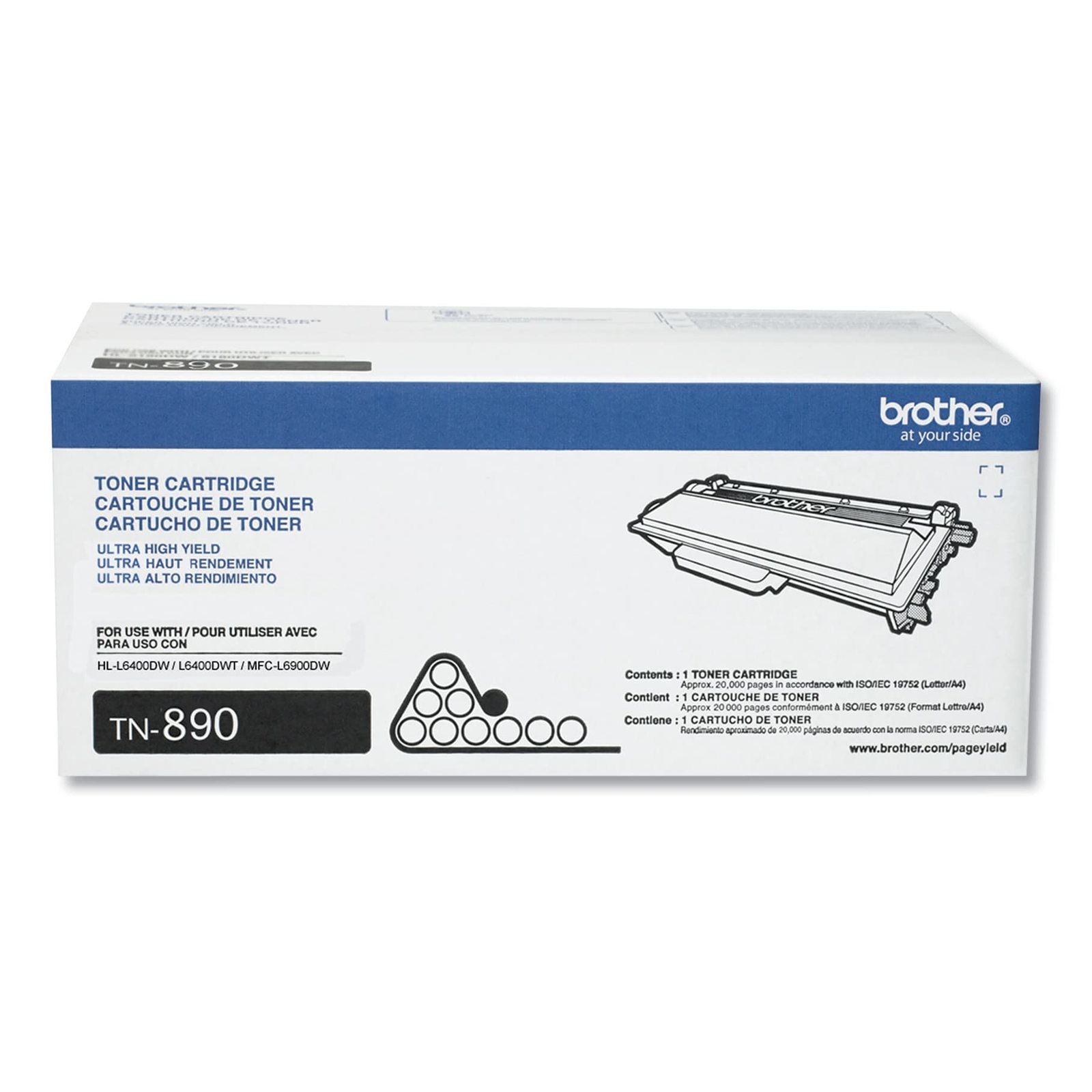 Brother TN890G TAA-Compliant Ultra High-yield Black Toner Cartridge - £157.69 GBP