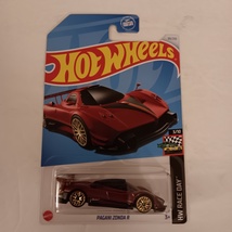 Hot Wheels 2024 #099 Dark Red Pagani Zonda R HW Race Day Series #3 / 10 - £9.57 GBP